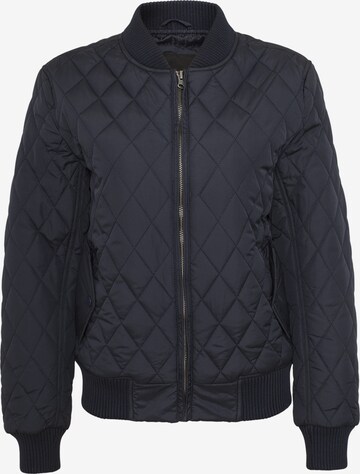 Veste mi-saison 'Diamond Quilt' Urban Classics en bleu : devant