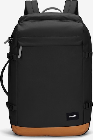 Zaino di Pacsafe in nero: frontale