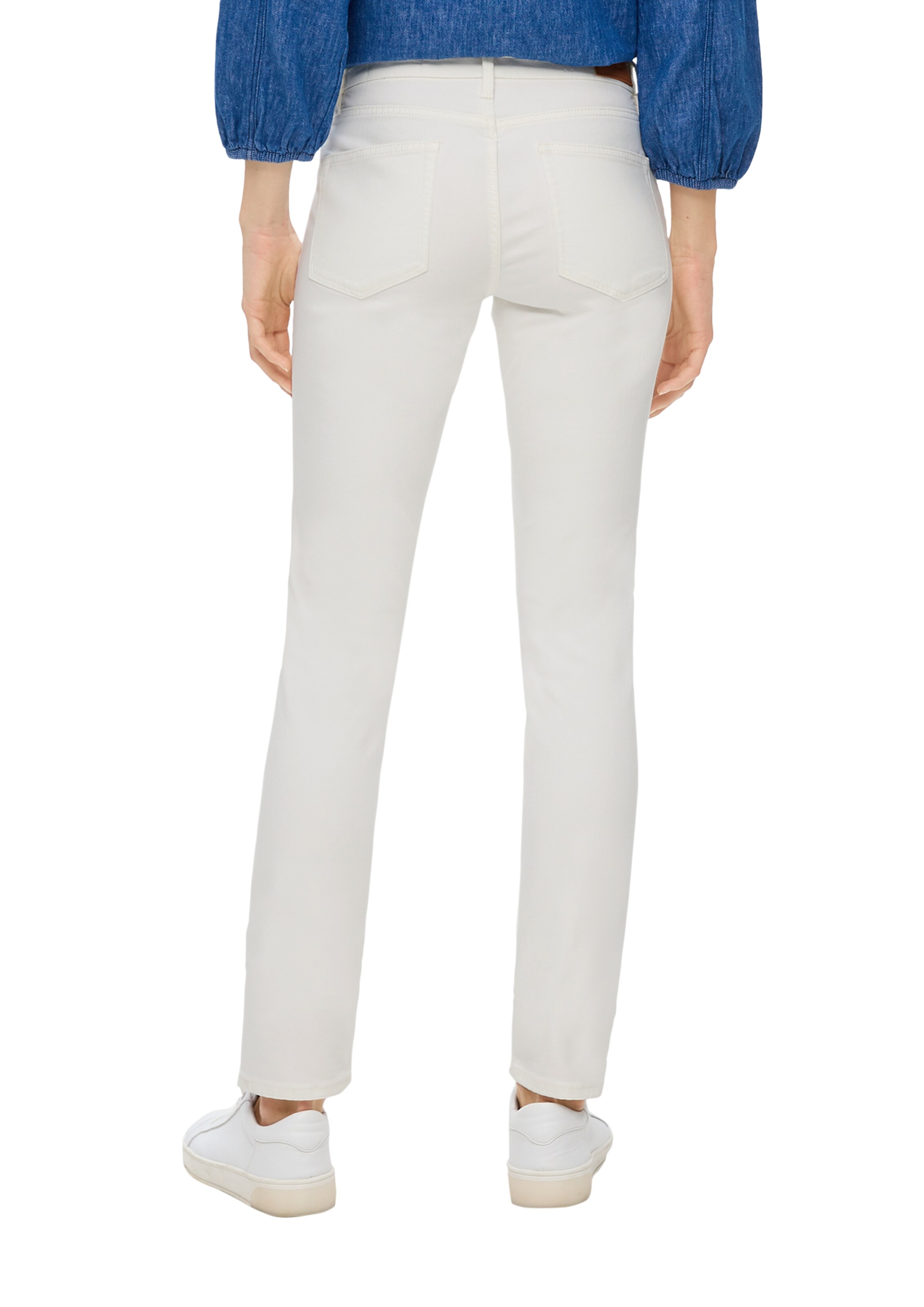 Coupe slim Jean s.Oliver en blanc