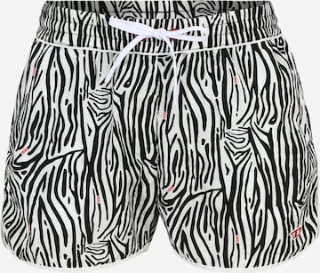 Shorts de bain DIESEL en noir : devant