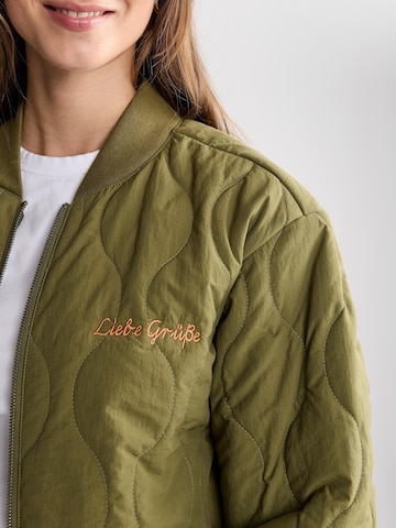 Yahmo Übergangsjacke 'Trudi'‌‌‌‌‌‌‌‌ in Grün