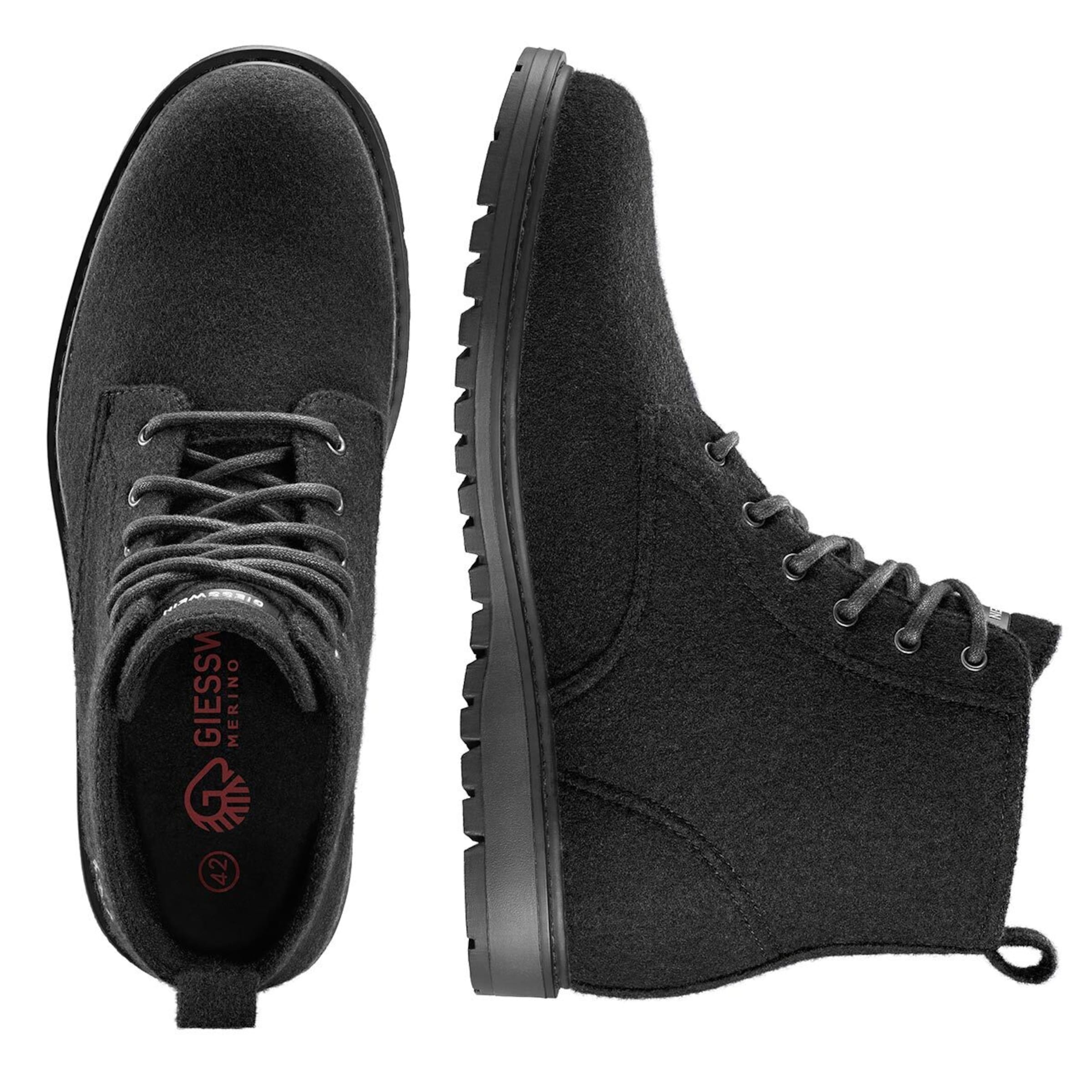 GIESSWEIN Veterboots 'Wool Craft' in Zwart