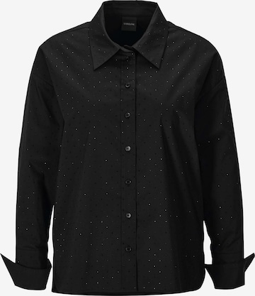 MADELEINE Bluse in Schwarz: Vorderseite