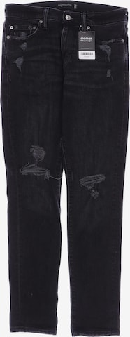 Abercrombie & Fitch Jeans 30 in Schwarz: predná strana