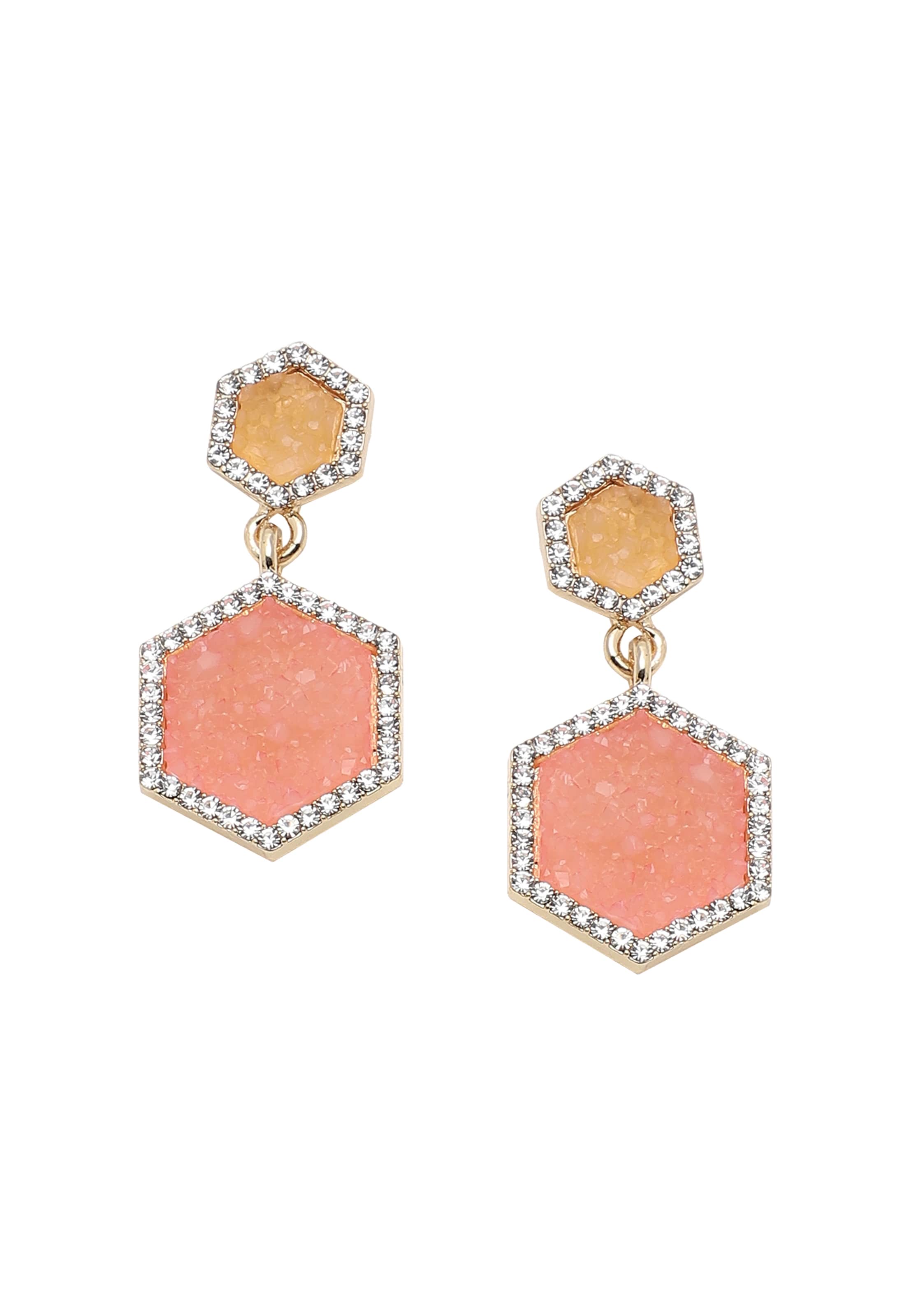 SOHI Uhani 'Edana' | mešane barve barva: sprednja stran