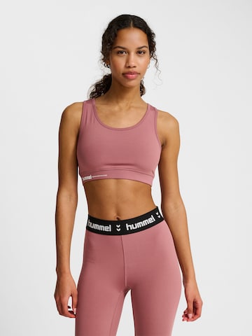 Bustier Soutien-gorge de sport 'Pulse' Hummel en violet : devant