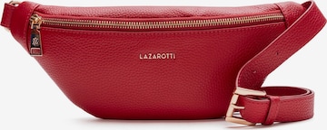 Lazarotti Fanny Pack 'Bologna' in Red: front