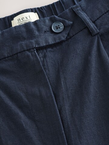 Next Loose fit Pleat-front trousers in Blue