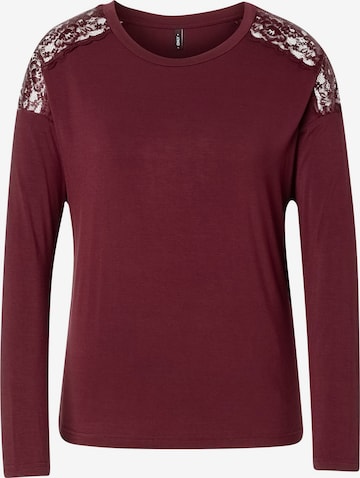 ONLY Shirt 'ONLLUNI' in Red: front