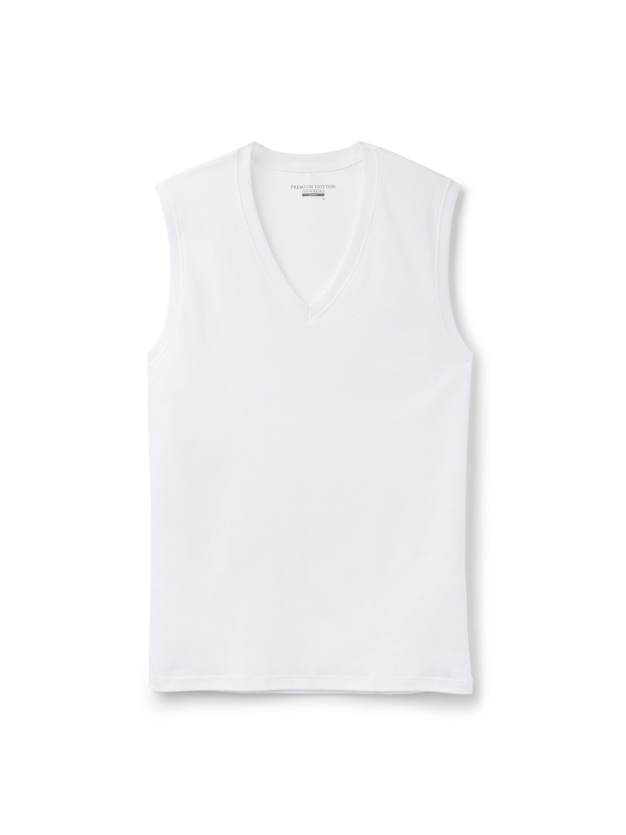 IUMAN Intimissimi Uomo Undershirt in White: front