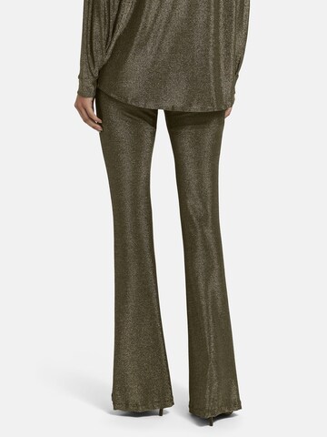 Nicowa Flared Trousers 'CAROWI' in Gold
