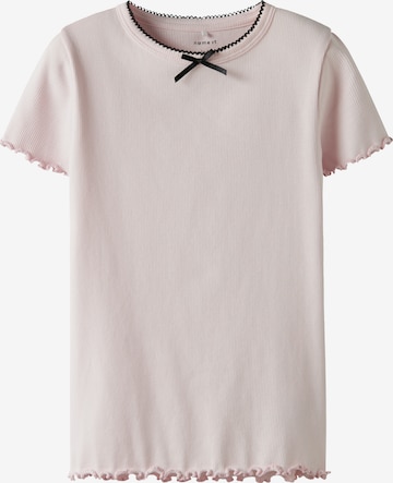 Tricou 'NKFFIONA' de la NAME IT pe roz: față