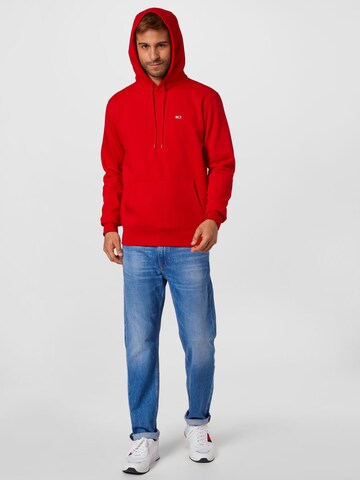 TOMMY HILFIGER - Regular Fit Sweatshirt em vermelho