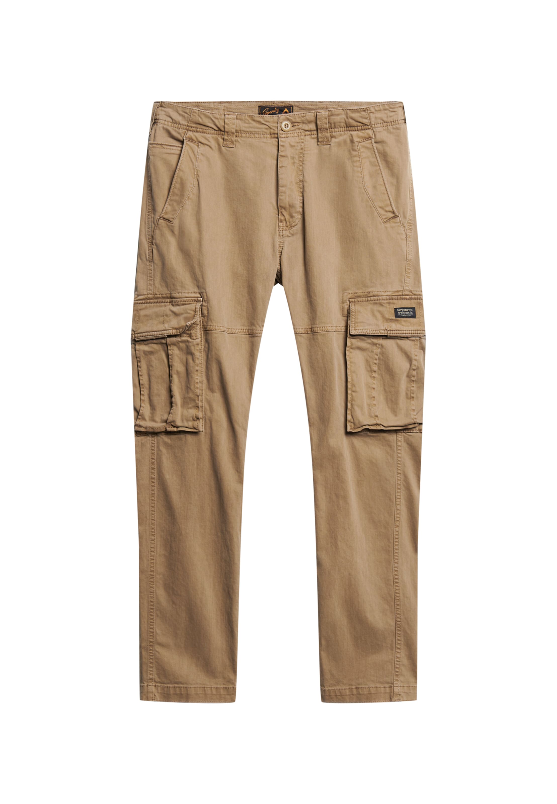 Superdry Cargobroek 'Core' in Groen: voorkant