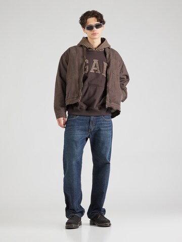GAP Свитшот 'HOUNDSTOOTH' в Коричневый