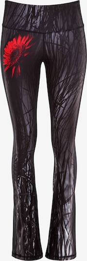 Pantaloni sport 'BCL107' Winshape pe gri / roșu / negru / alb, Vizualizare produs