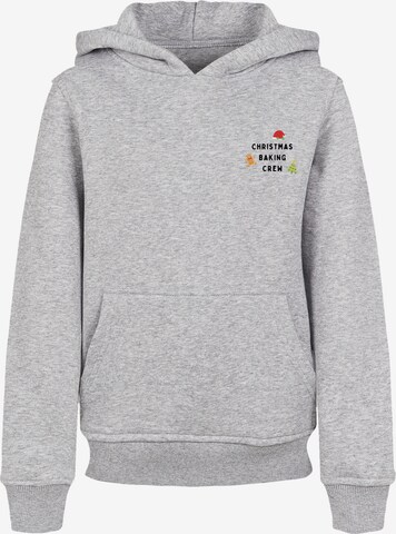 Sweat-shirt 'Christmas Baking Crew' F4NT4STIC en gris : devant