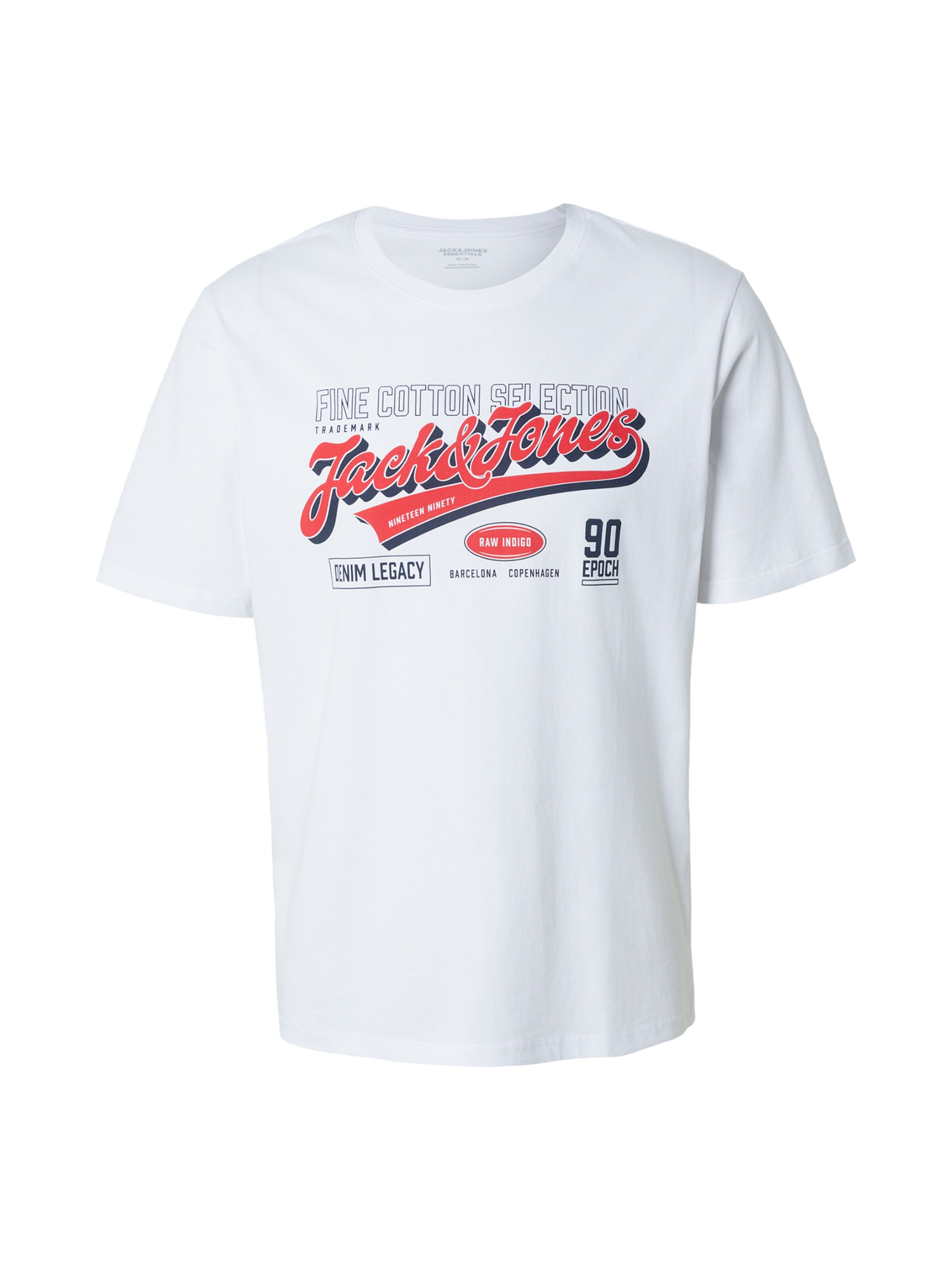 JACK & JONES T-Shirt in Weiß: Vorderseite