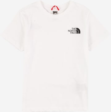 THE NORTH FACE Performance Shirt 'SIMPLE DOME' in White: front