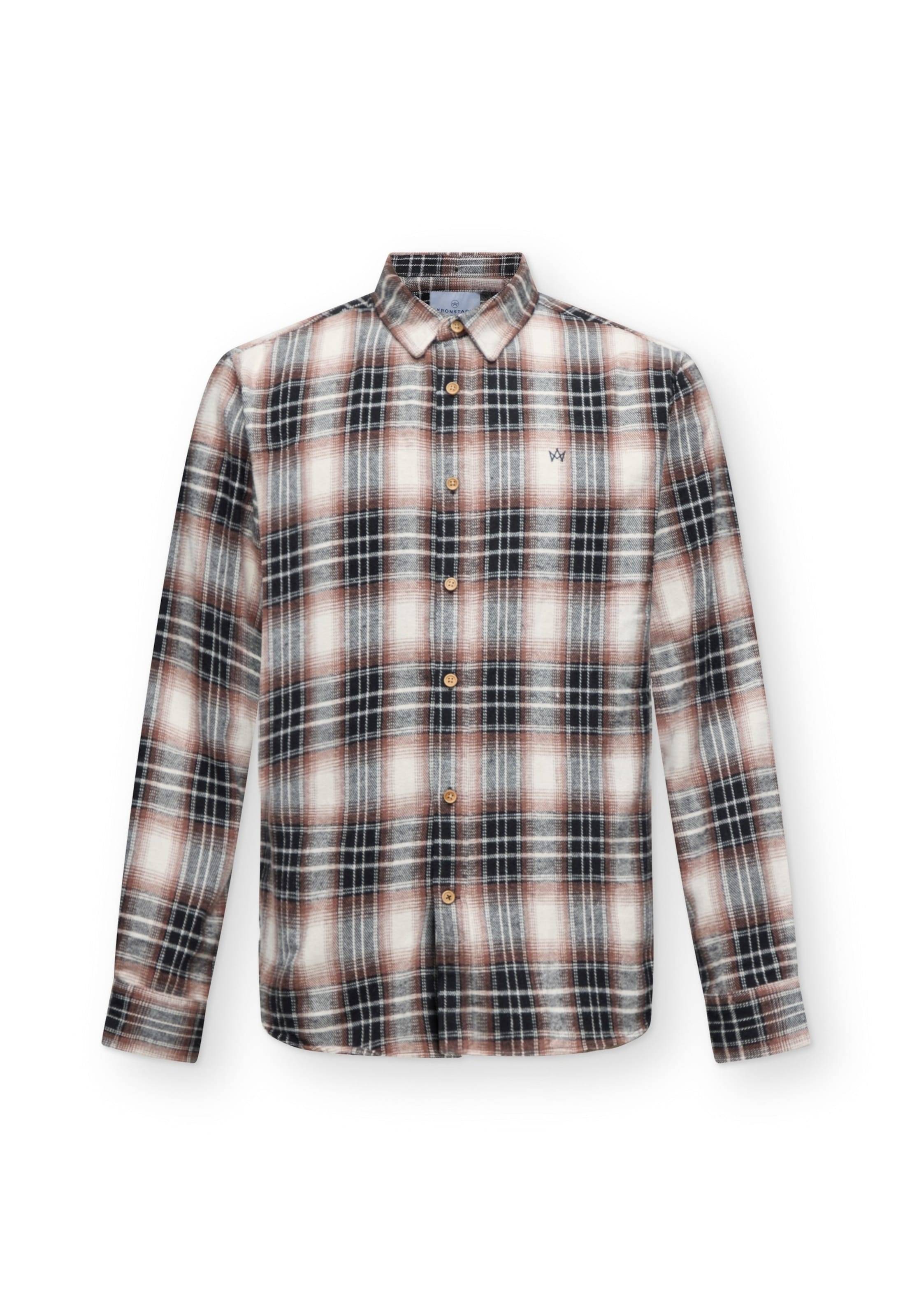 Coupe regular Chemise 'Saelmoore' Kronstadt en violet : devant