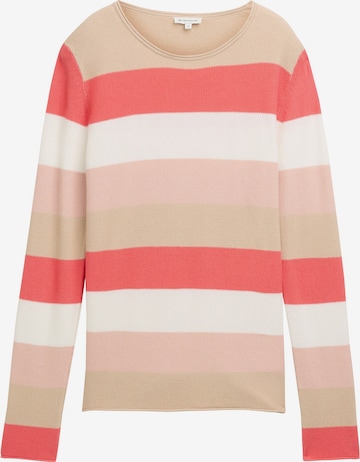 Pull-over TOM TAILOR en rose : devant