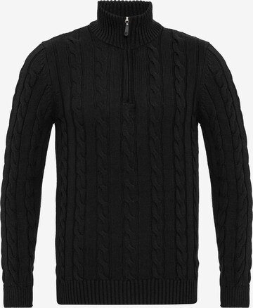 Pull-over Felix Hardy en noir : devant