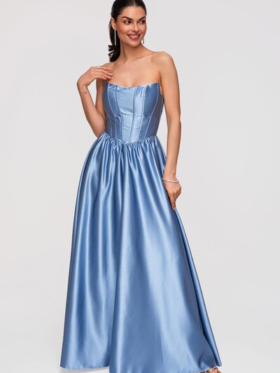 Ombre Abendkleid in 36 in blau, Produktansicht