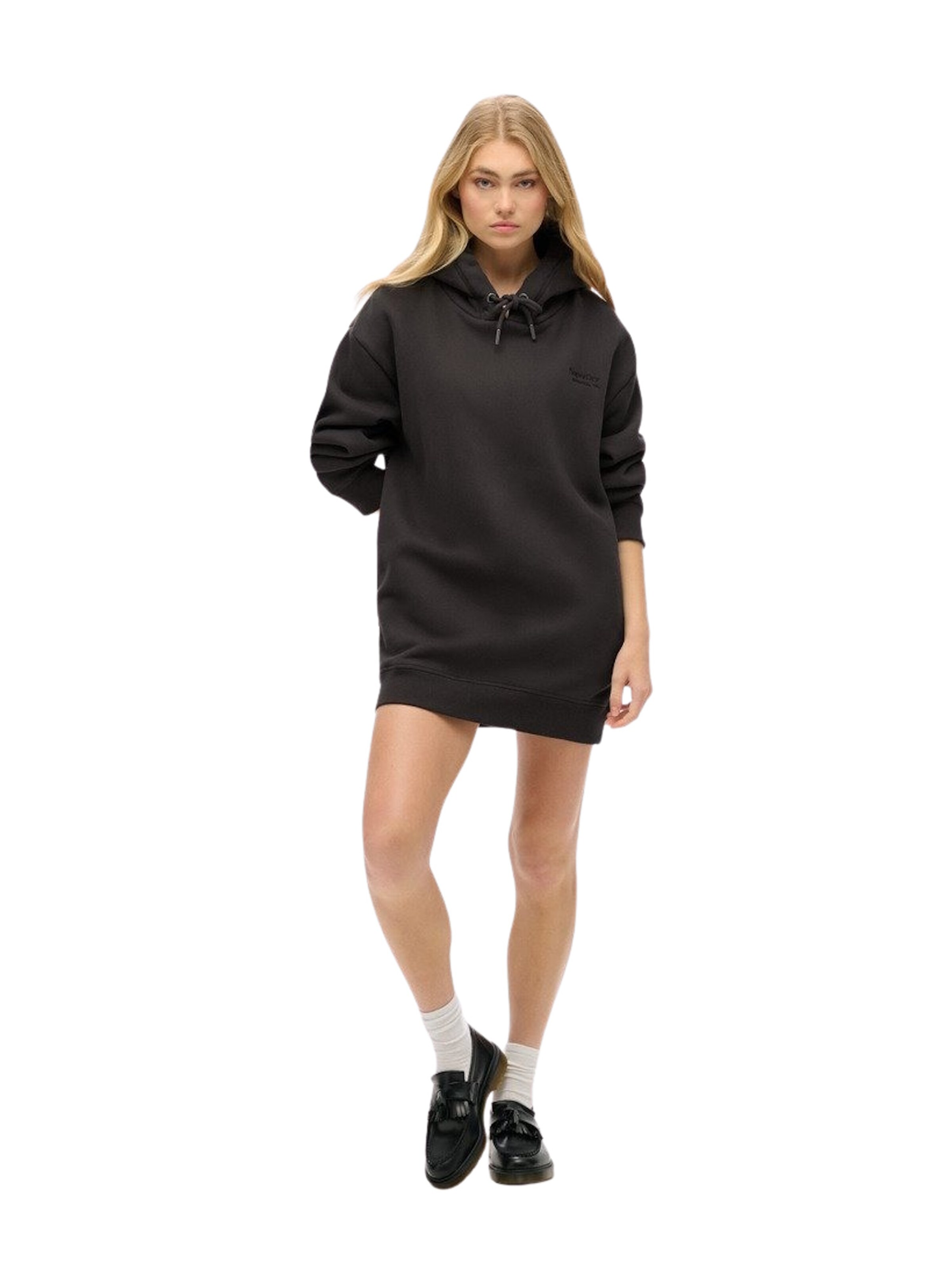 Superdry Šaty 'Essential' - Čierna