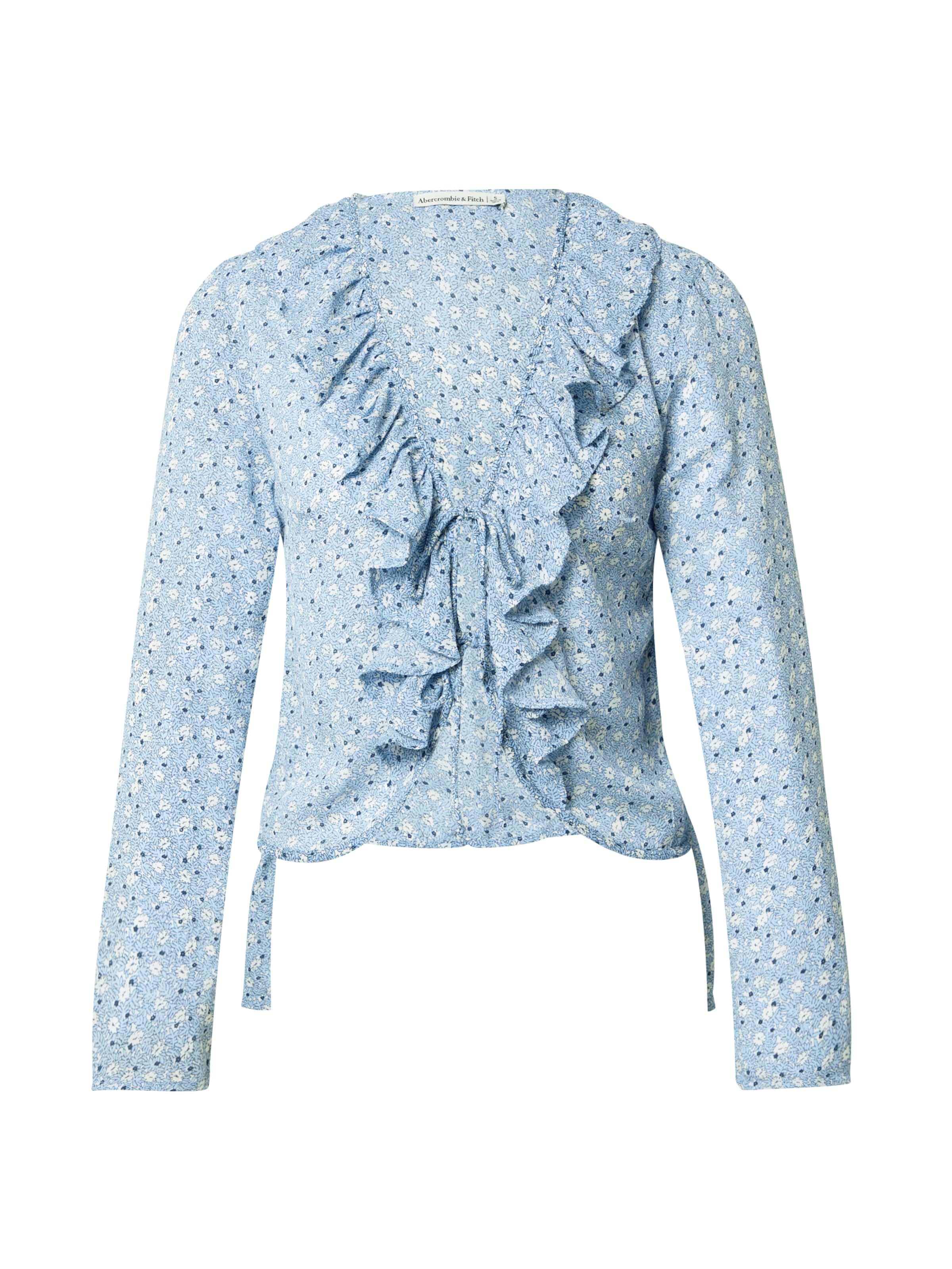 Abercrombie & Fitch Pluus, värv sinine: eest vaates