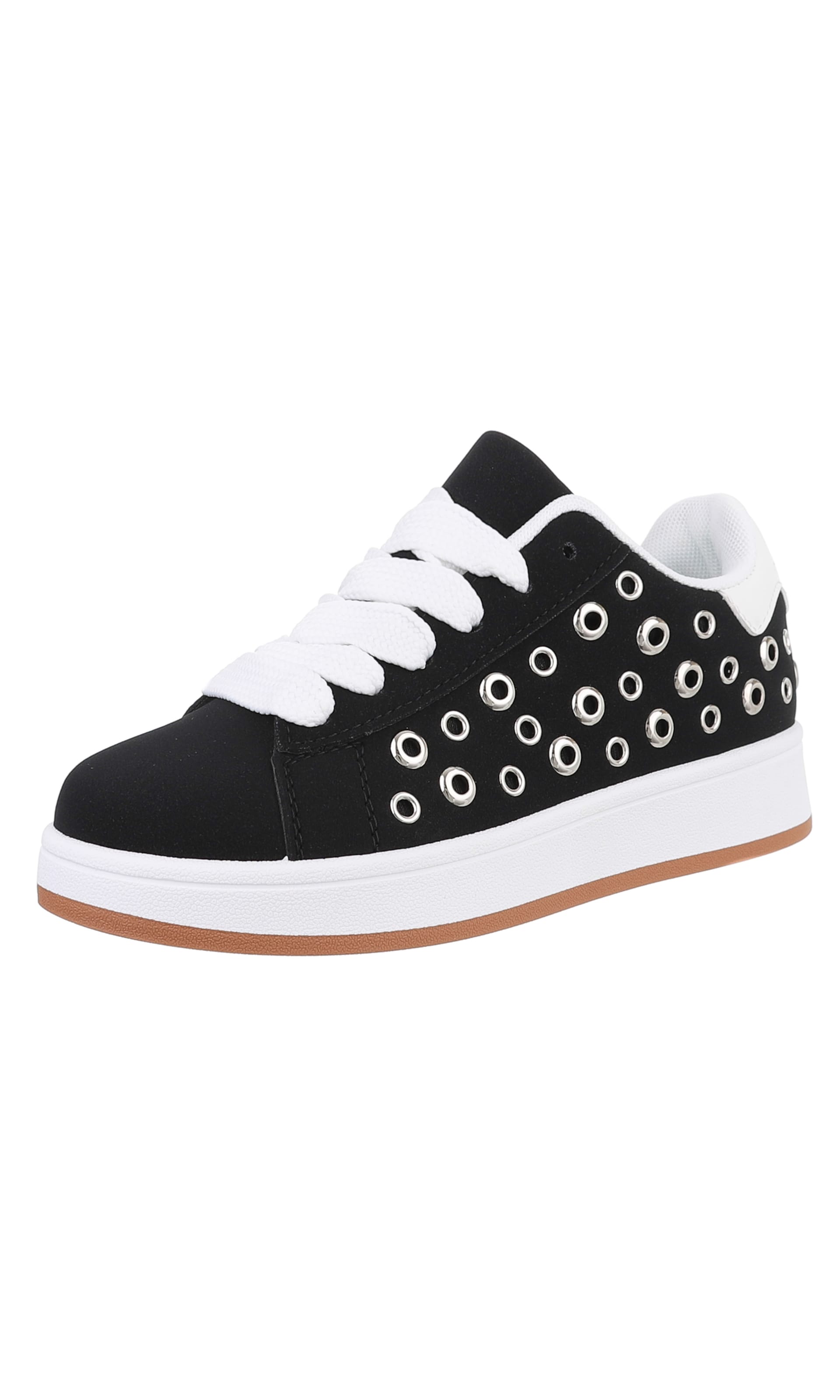 Ital-Design Sneakers in Black: front