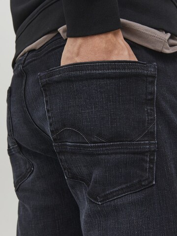 JACK & JONES regular Τζιν 'JJIMike JJWood' σε μαύρο