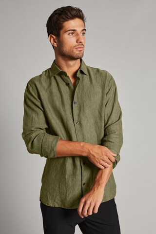 Matinique Regular fit Overhemd 'Marc' in Groen