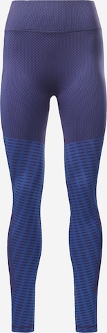Reebok Skinny Športové nohavice - fialová: predná strana
