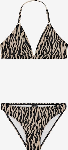 PROTEST Bikini 'PRTFabu JR' in Schwarz: Vorderseite