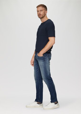 s.Oliver Slimfit Jeans 'Nelio' in Blauw: voorkant