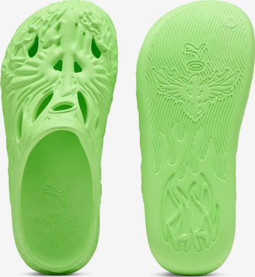 PUMA T-bar sandals 'Puma Mb.04 Slide Glare' in Green: front