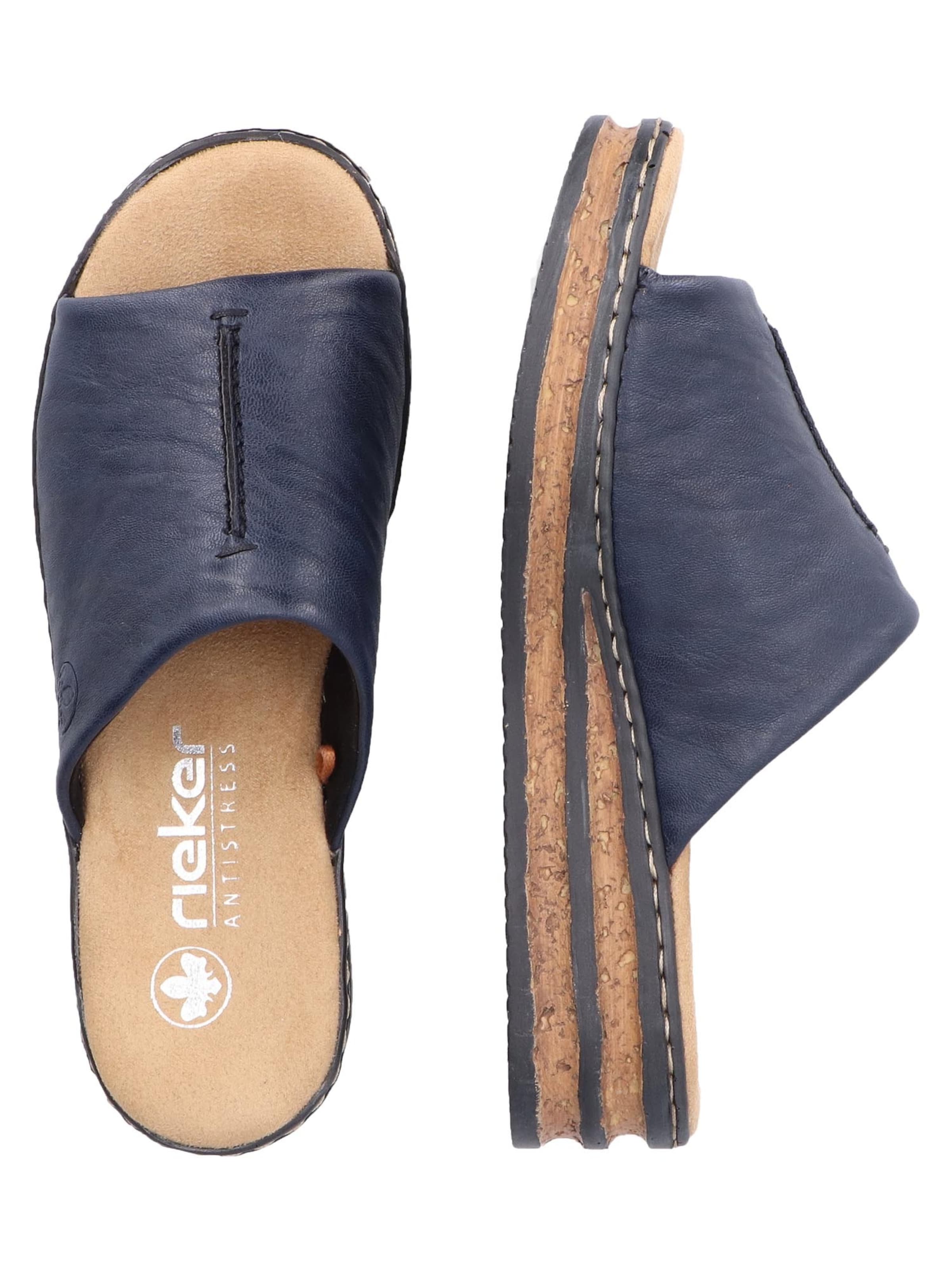 Rieker Muiltjes 'Comfort' in Blauw