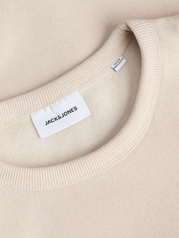 JACK & JONES Sweatshirt 'JJCleveland' in Beige