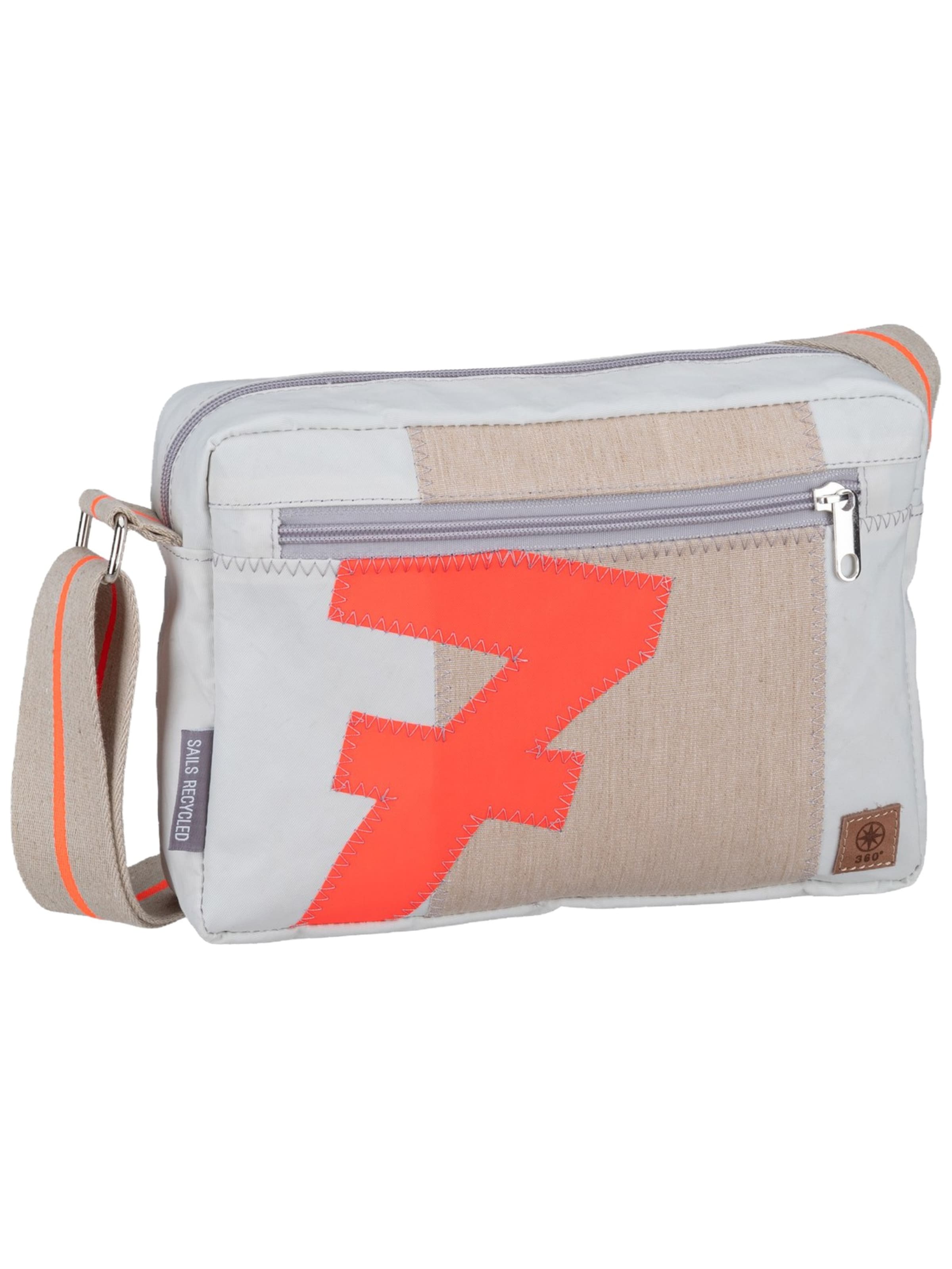 360 Grad Crossbody Bag in Beige: front
