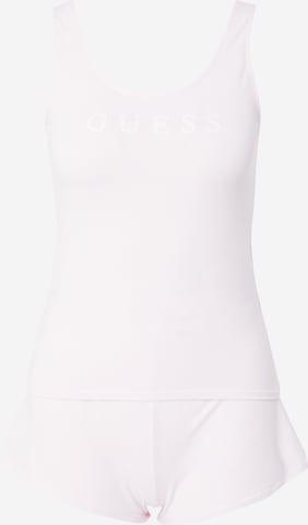GUESS Short Pajama Set 'CARRIE' in Pink: front