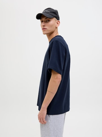 JACK & JONES Shirt 'JCOPACER STRUCTURE TEE' in Blauw