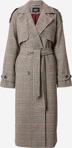 ONLY Between-seasons coat 'DAISY' in Brown: front