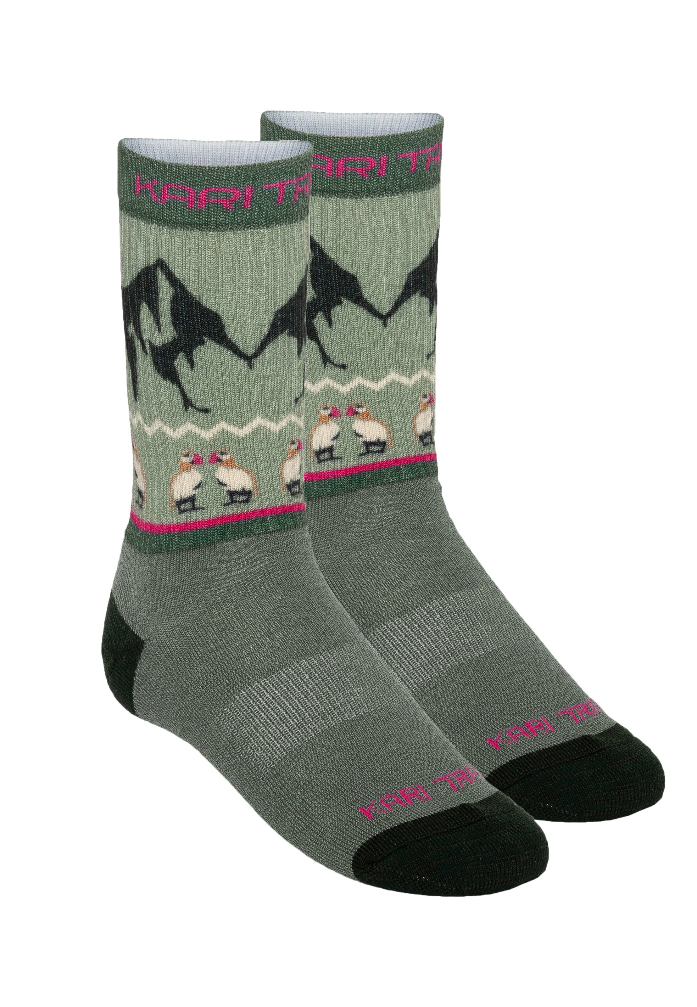 Kari Traa Socken in Grün