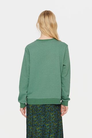 SAINT TROPEZ Sweatshirt 'Arial' i grön