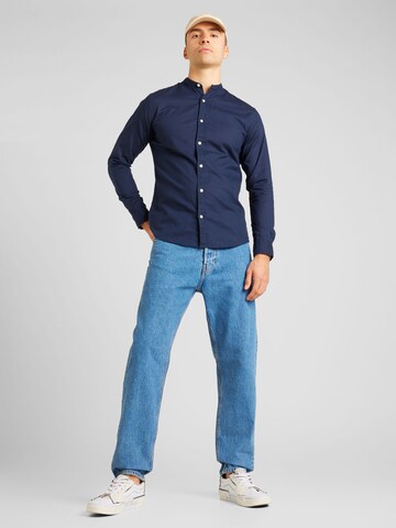 JACK & JONES Regular Fit Hemd in Blau