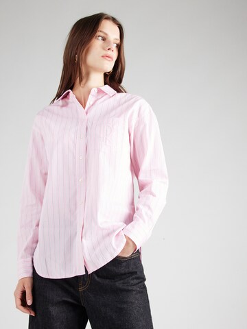 Lauren Ralph Lauren Blouse in Pink: front