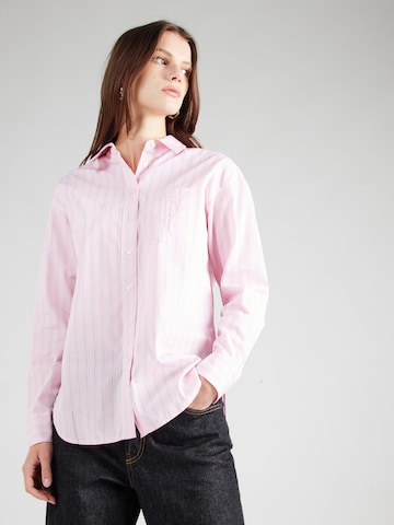 Lauren Ralph Lauren Blouse in Roze: voorkant