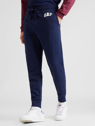 Tapered Pantaloni di GAP in blu: frontale