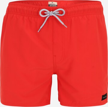 Boardshorts 'Volley' RIP CURL en rouge : devant