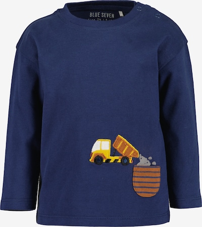 BLUE SEVEN Majica u tamno plava / višnja / žuta / siva, Pregled proizvoda